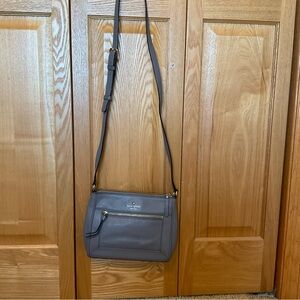 Kate Spade dark grey crossbody purse